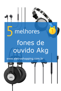 Melhores fones de ouvido Akg