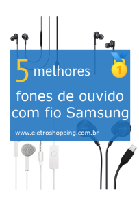 Melhores fones de ouvido com fio Samsung