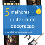 guitarras de decoração