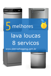 lava louças 8 serviços