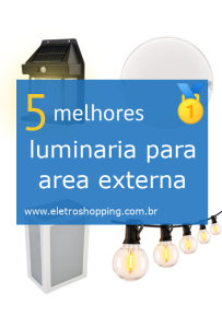 luminarias para área externa