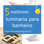 luminarias para banheiro