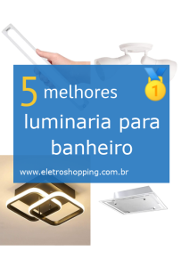 luminarias para banheiro
