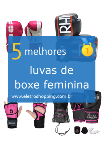 luvas de boxe feminina