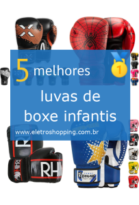 luvas de boxe infantil
