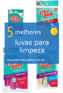 luvas para limpeza