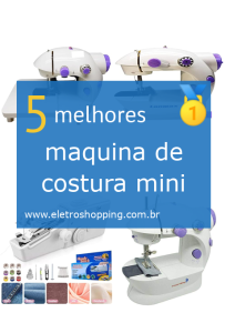 Melhores máquinas de costura mini