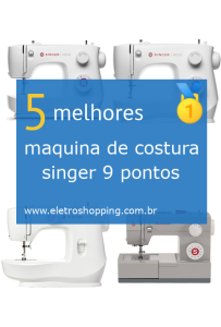 Melhores máquinas de costura singer 9 pontos