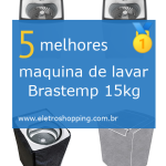 máquinas de lavar Brastemp 15kg