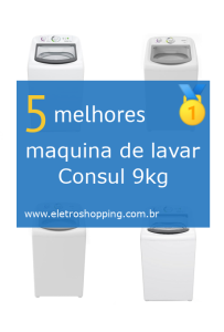 máquinas de lavar Consul 9kg