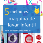 máquinas de lavar infantis