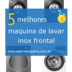 máquinas de lavar inox frontal