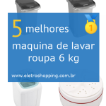 máquinas de lavar roupa 6 kg