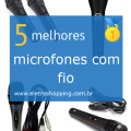 microfones com fio