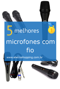 microfones com fio