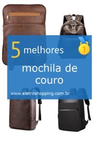 mochilas de couro