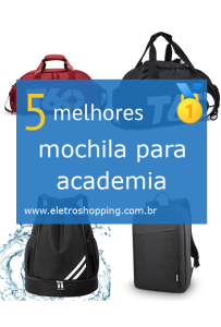 mochilas para academia
