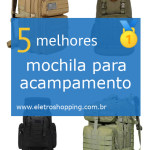 mochilas para acampamento