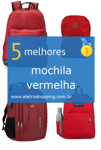 mochilas vermelhas