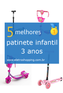 patinetes infantis 3 anos