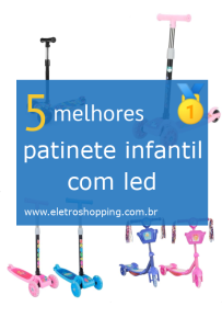 patinetes infantis com led