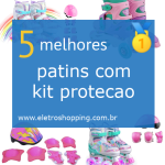 patins com kit proteção