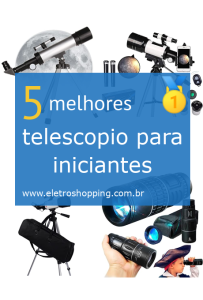 telescópios para iniciantes