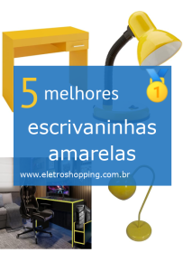 escrivaninhas amarelas