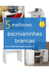 escrivaninhas brancas