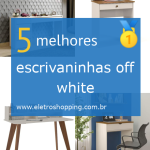 escrivaninhas off white