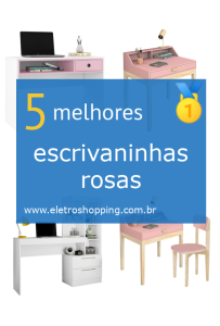escrivaninhas rosas