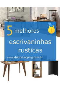 escrivaninhas rusticas