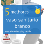 vasos sanitários brancos